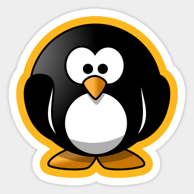 Penguin Sticker by eankerholz